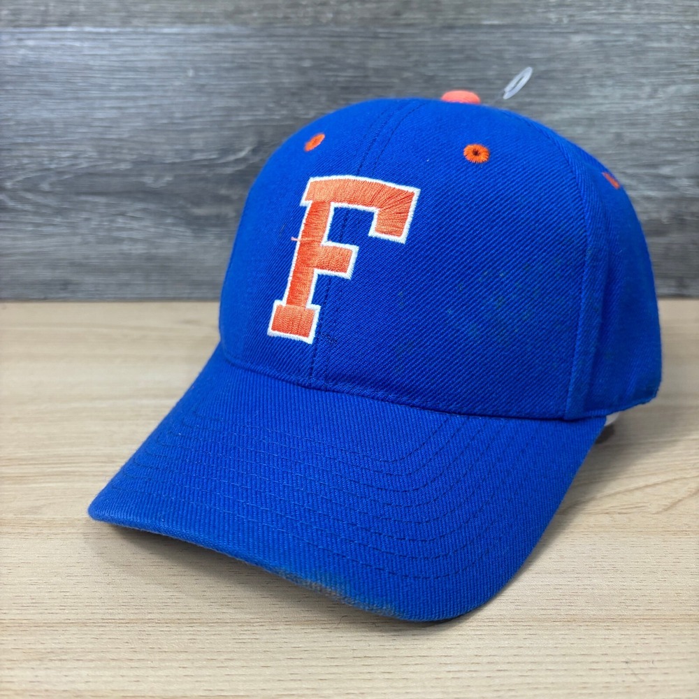Vintage Florida Gators Hat Cap Strap Back Blue Football Adjustable